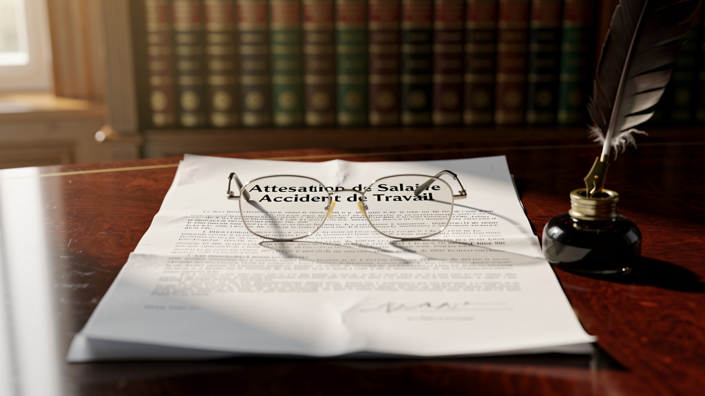 Comment l'attestation de salaire accident de travail impacte votre dossier